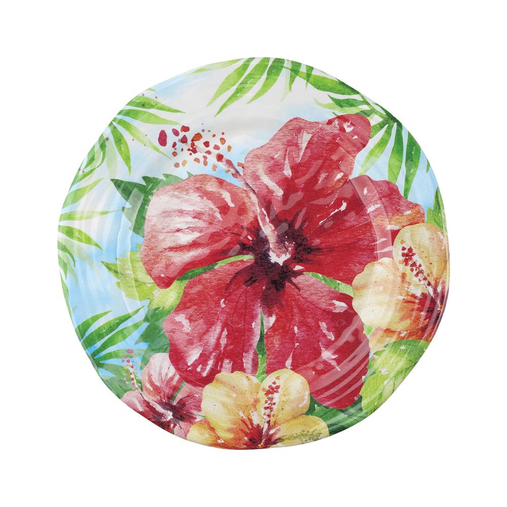 Hibiscus Melamine Dinnerware (4 sizes)