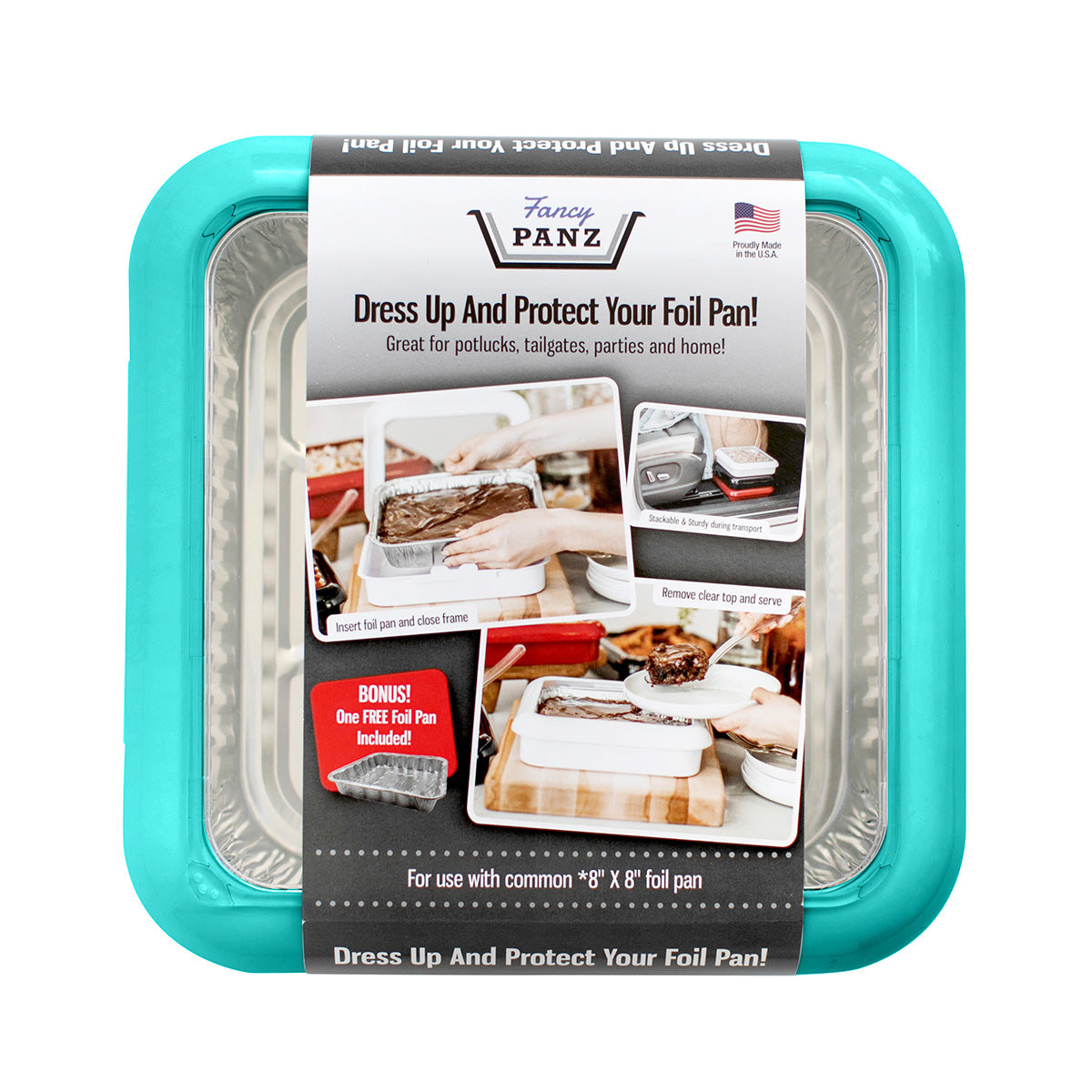 Fancy Panz 8" x 8" (5 colors available)