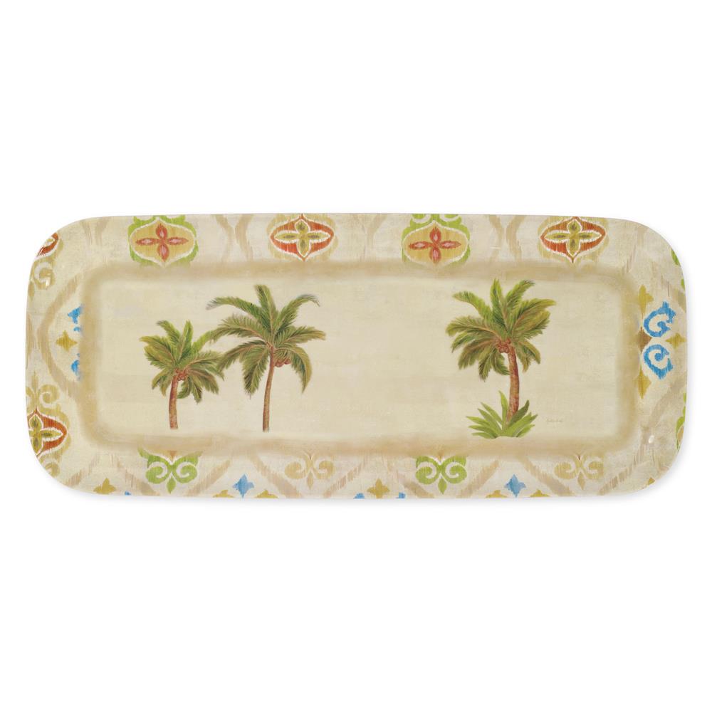 Decorative Melamine Rectangular Tray (10+ designs)