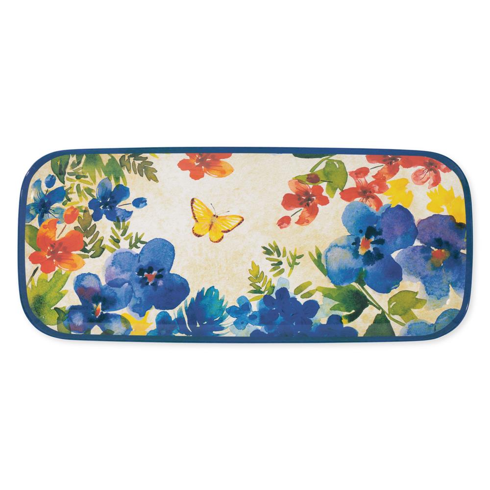 Decorative Melamine Rectangular Tray (10+ designs)
