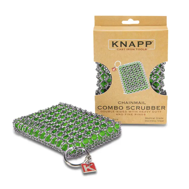 Knapp Chainmail Combo Scrubber with Silicone Core (3 colors)