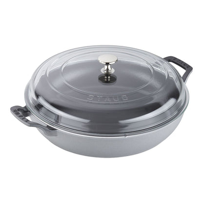 Staub Cast Iron 12'' Braiser with Glass Lid (6 Colors)