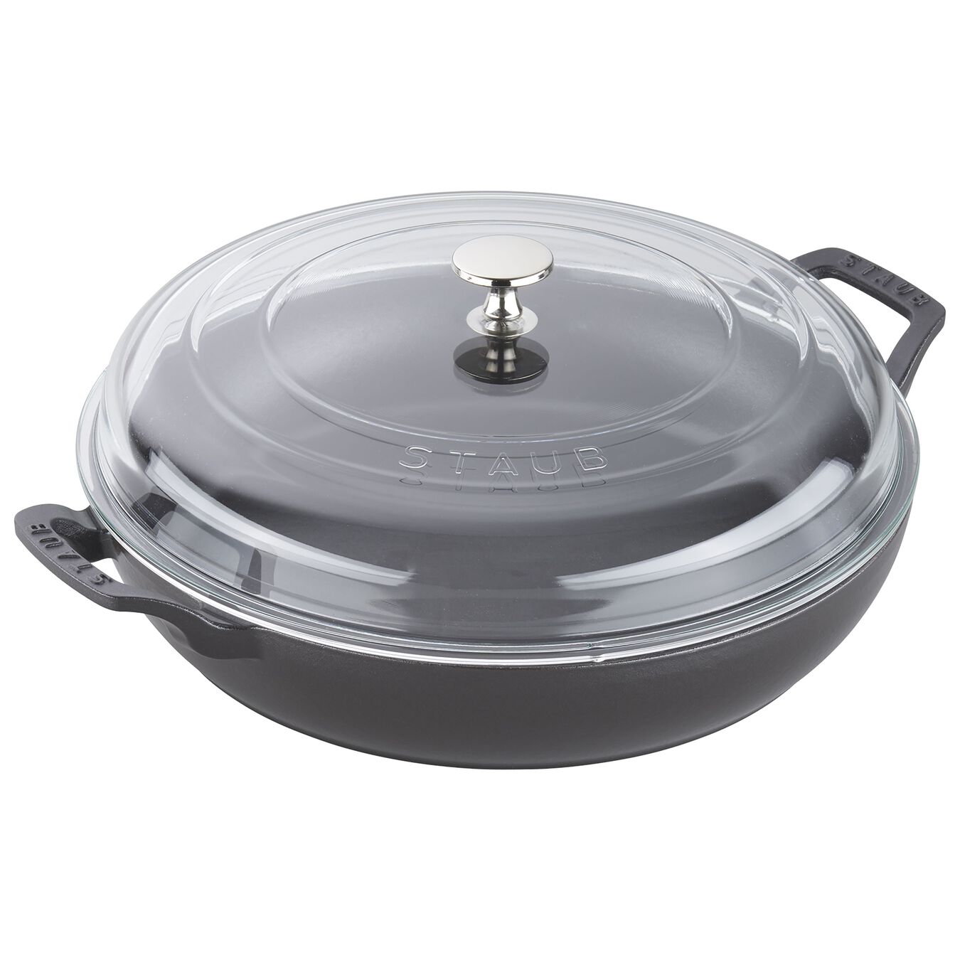 Staub Cast Iron 12" Braiser with Glass Lid (10 Colors)