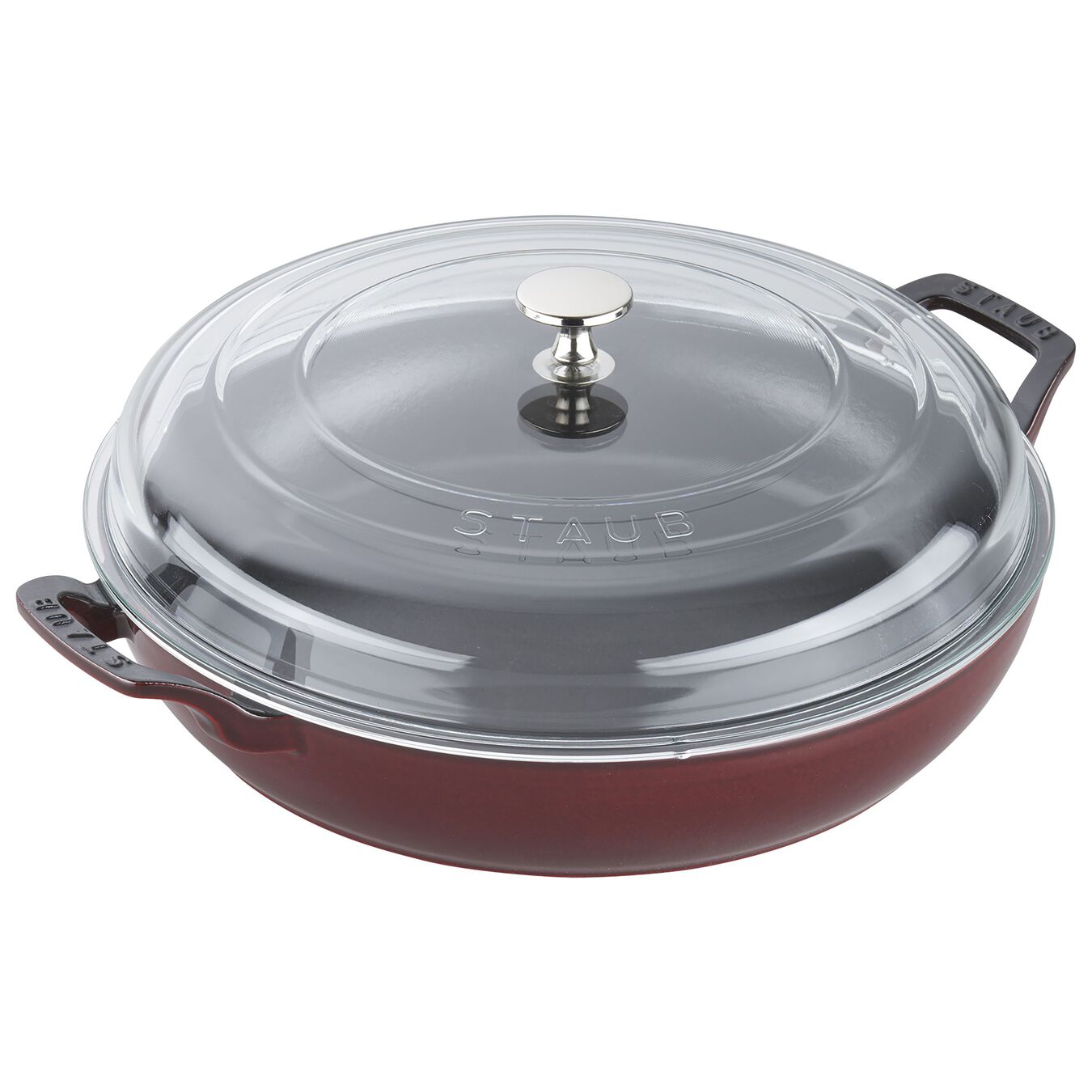 Staub Cast Iron 12" Braiser with Glass Lid (10 Colors)