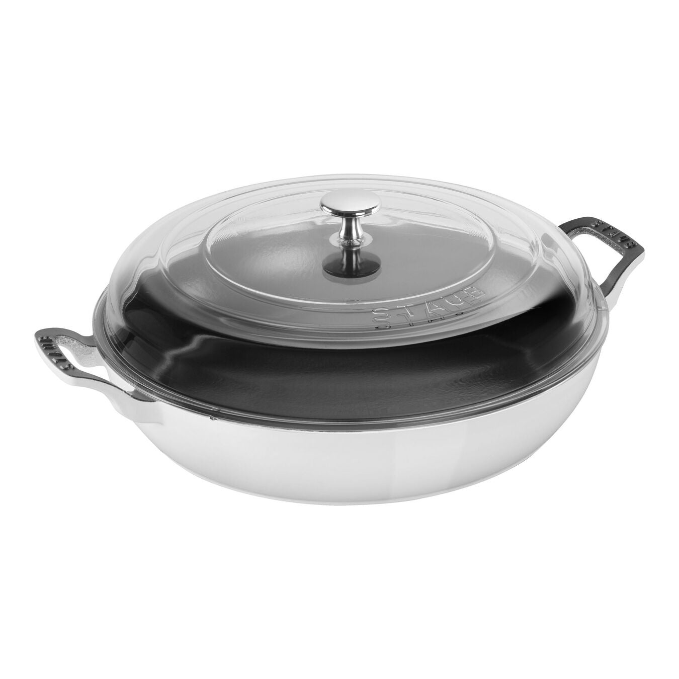 Staub Cast Iron 12'' Braiser with Glass Lid (6 Colors)