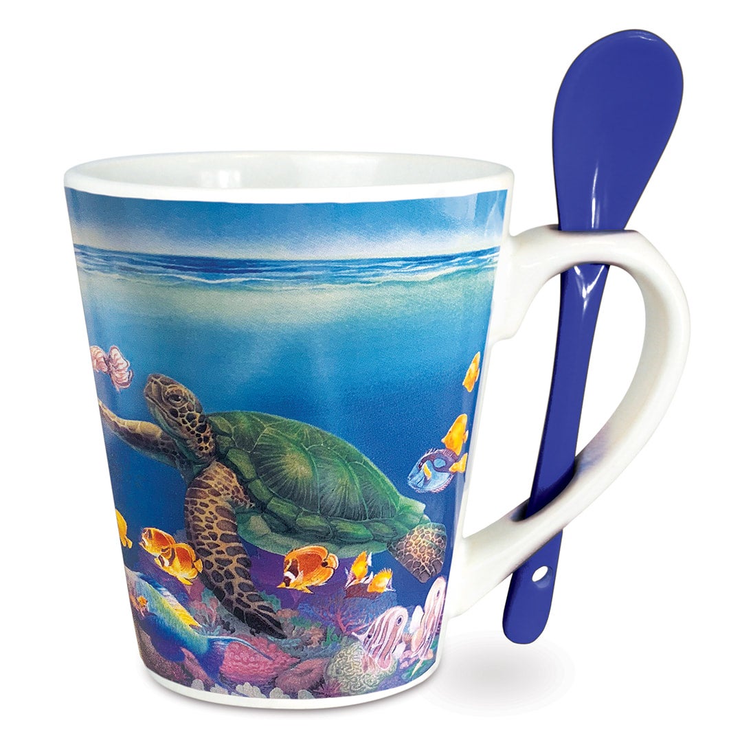Mug & Spoon Set - 12 oz. (3 designs)