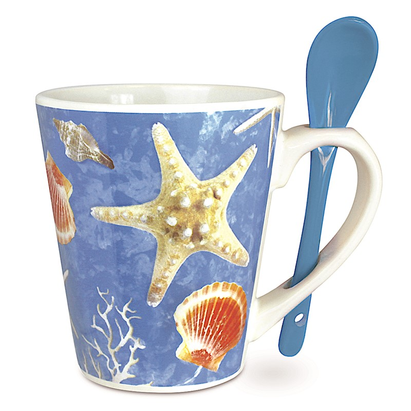 Mug & Spoon Set - 12 oz. (3 designs)