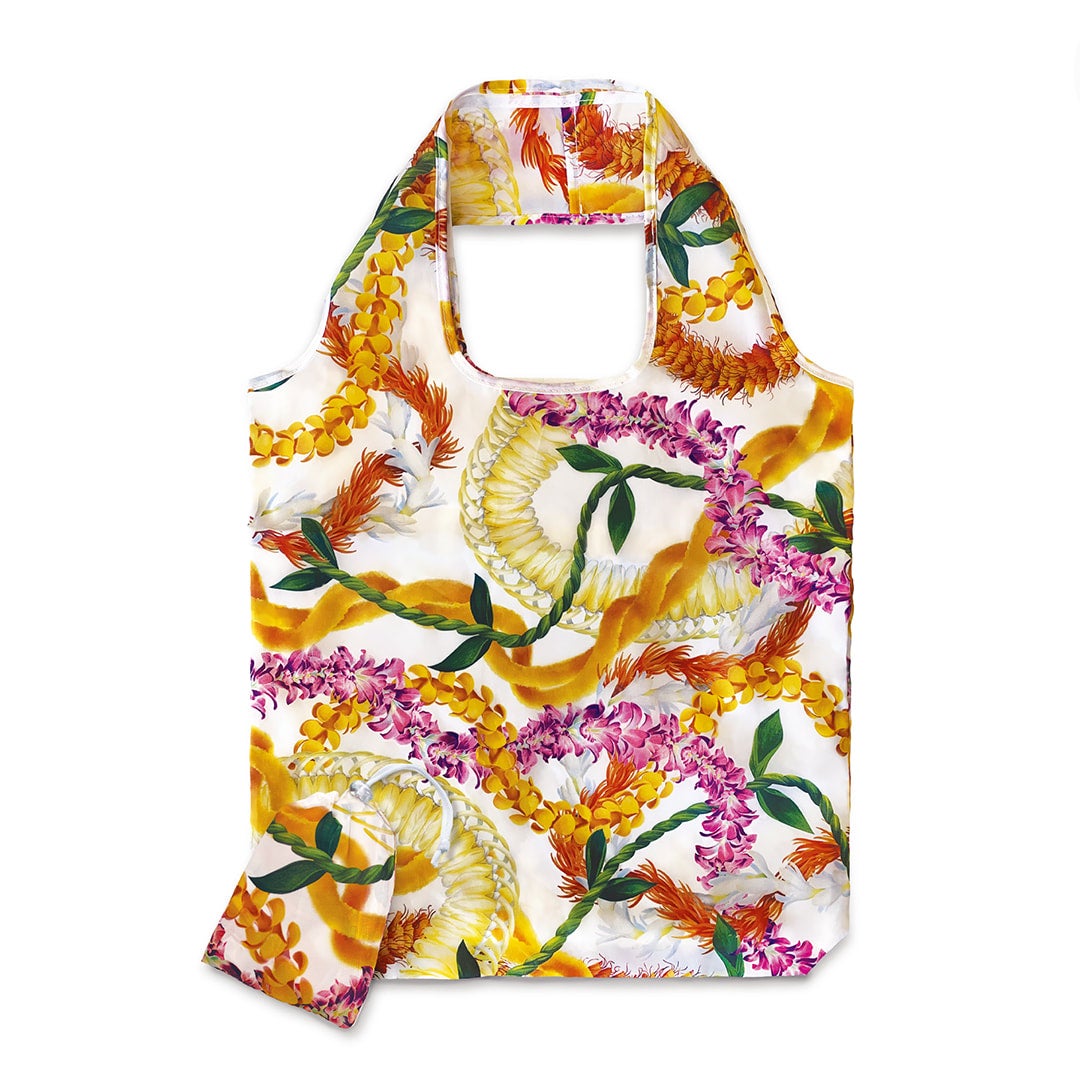 Hawaiian Print Foldable Tote Bag (6 designs)
