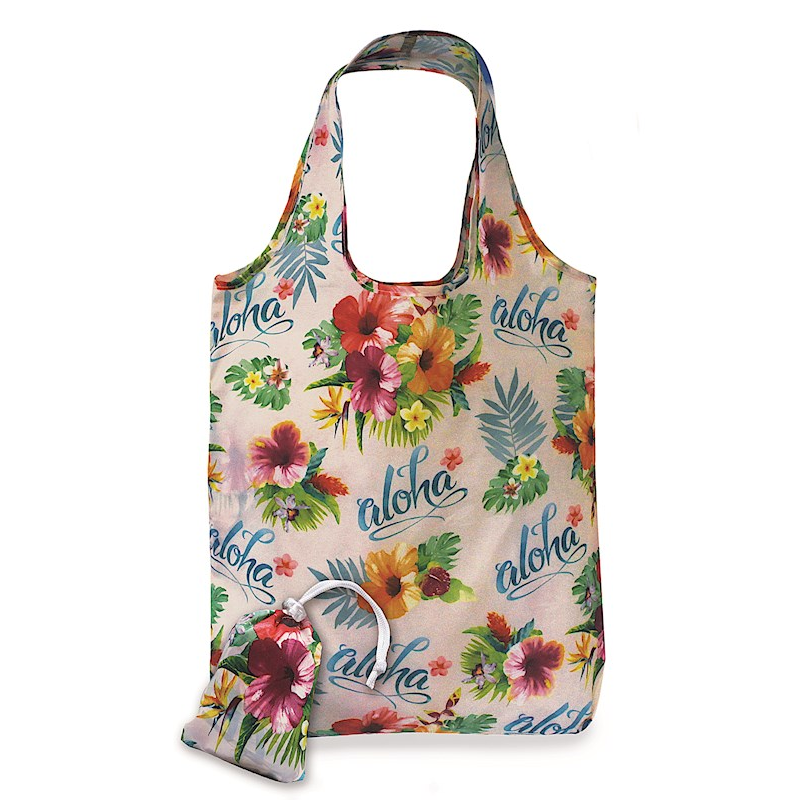 Hawaiian Print Foldable Tote Bag (6 designs)