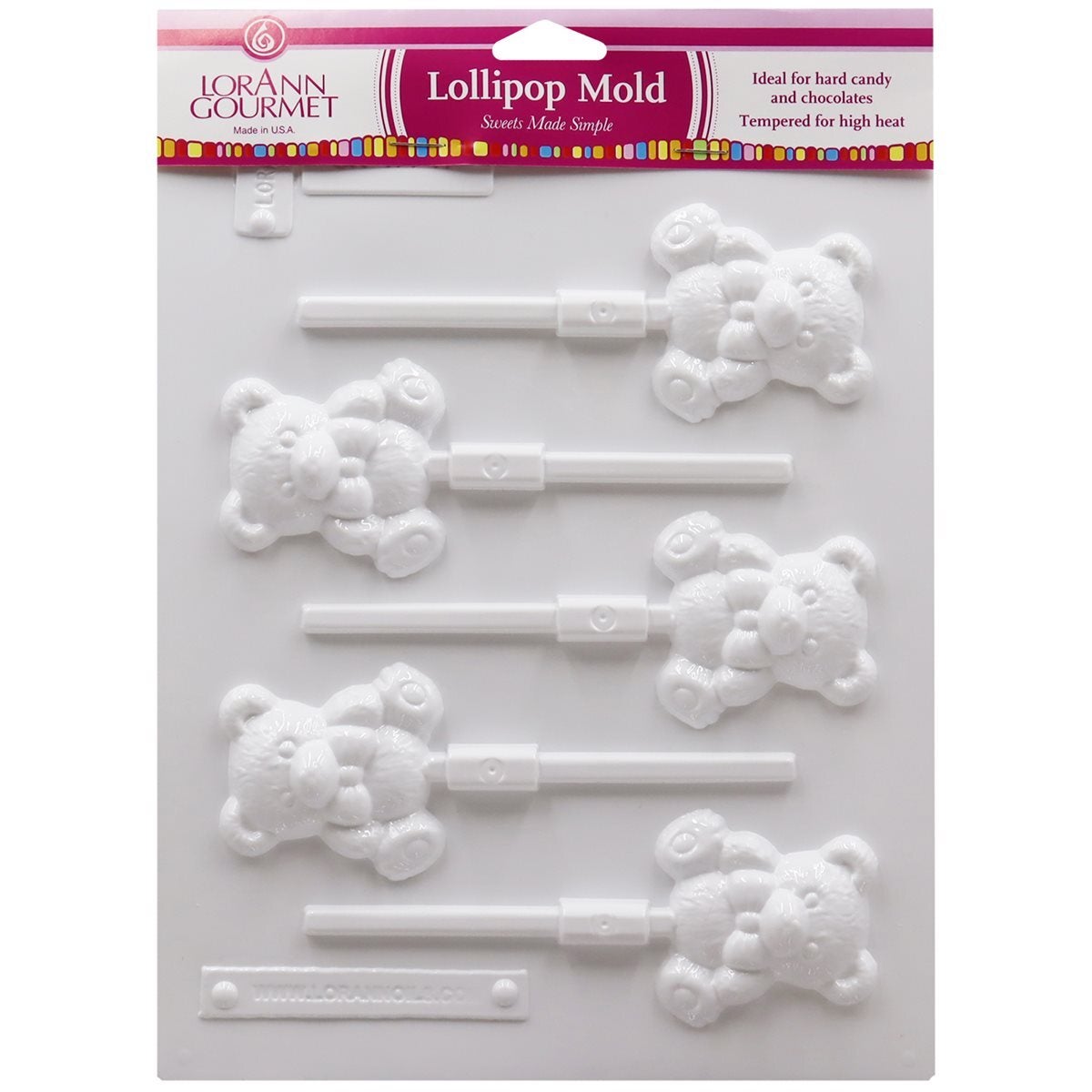 LorAnn Gourmet Lollipop Sheet Molds (15+ designs)