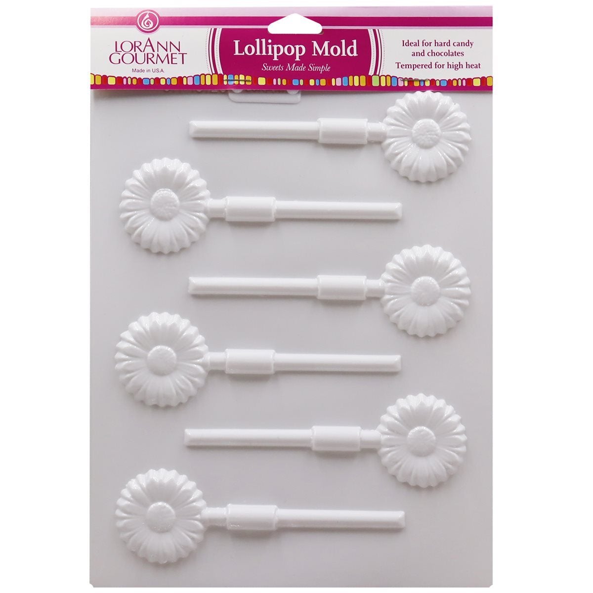 LorAnn Gourmet Lollipop Sheet Molds (15+ designs)