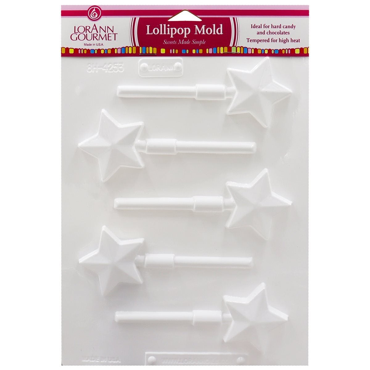LorAnn Gourmet Lollipop Sheet Molds (15+ designs)