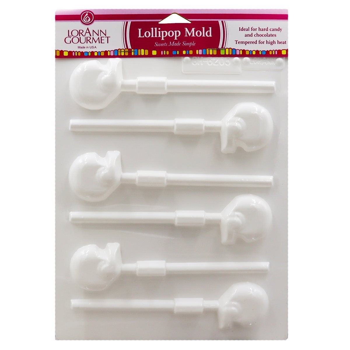 LorAnn Gourmet Lollipop Sheet Molds (15+ designs)