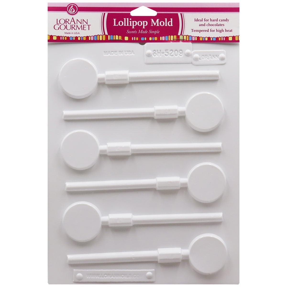 LorAnn Gourmet Lollipop Sheet Molds (15+ designs)