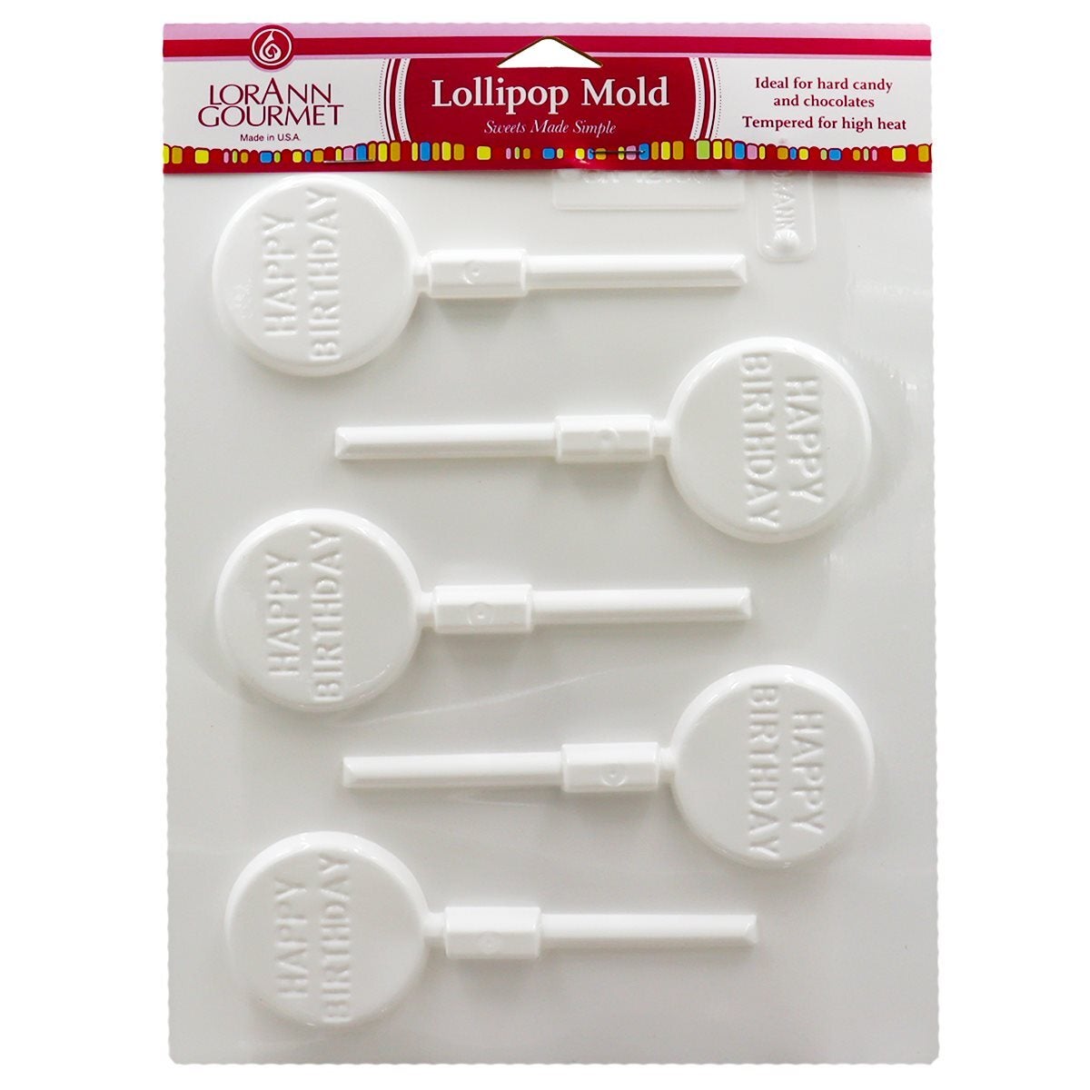 LorAnn Gourmet Lollipop Sheet Molds (15+ designs)