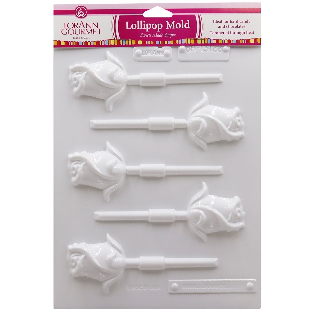 LorAnn Gourmet Lollipop Sheet Molds (15+ designs)