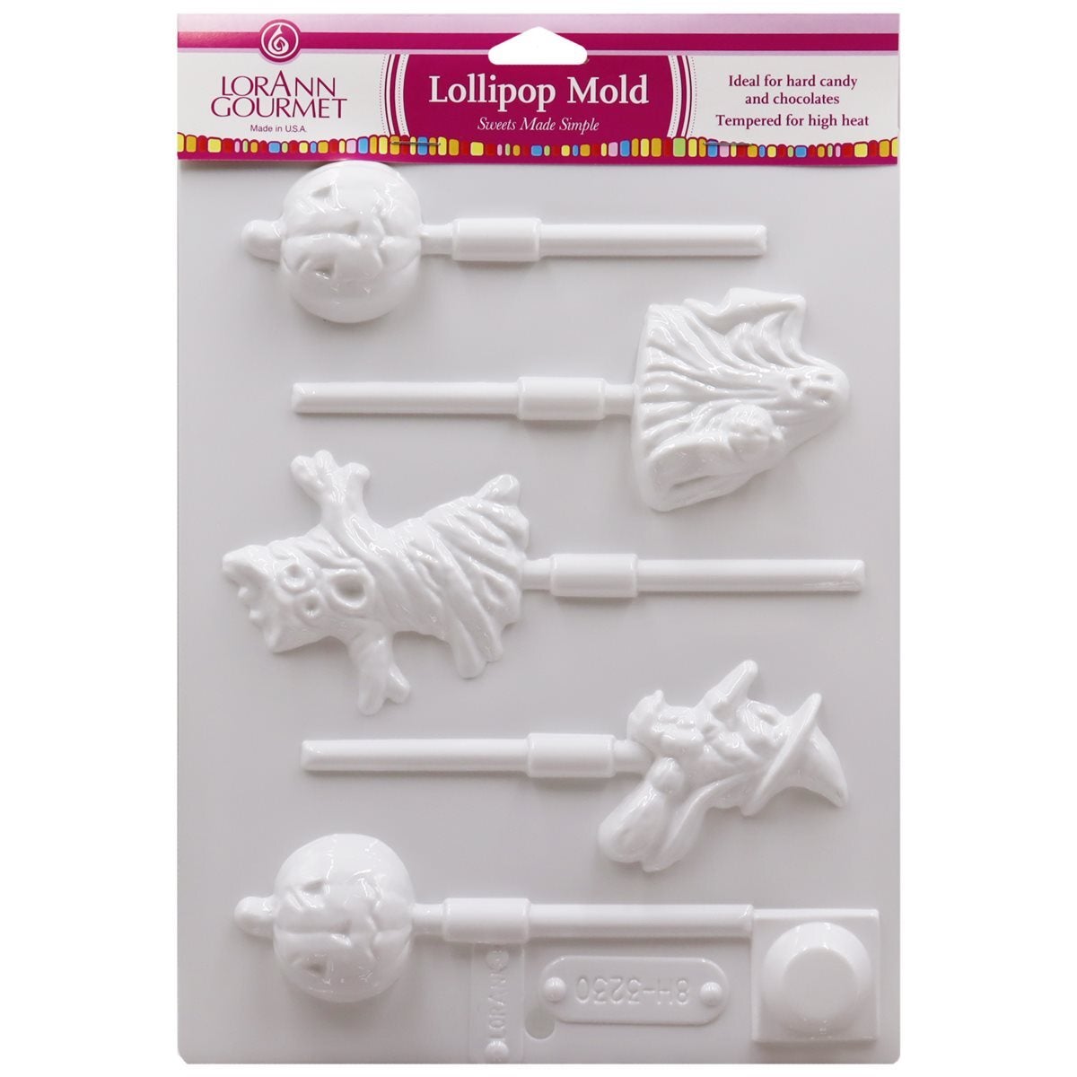 LorAnn Gourmet Lollipop Sheet Molds (15+ designs)