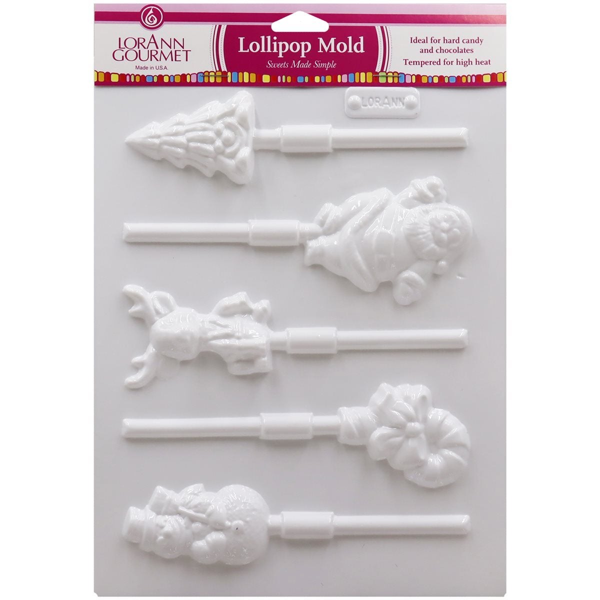 LorAnn Gourmet Lollipop Sheet Molds (15+ designs)