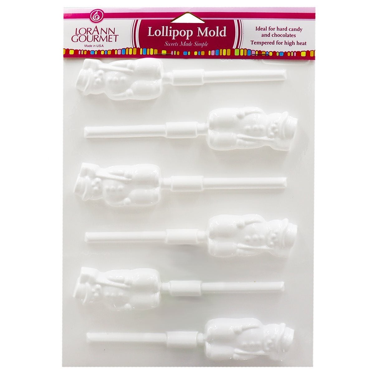 LorAnn Gourmet Lollipop Sheet Molds (15+ designs)