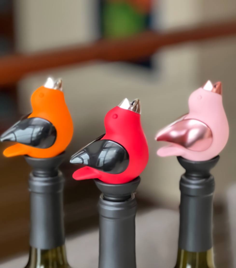 Chirpy Top: The Singing Wine Pourer (10 colors)