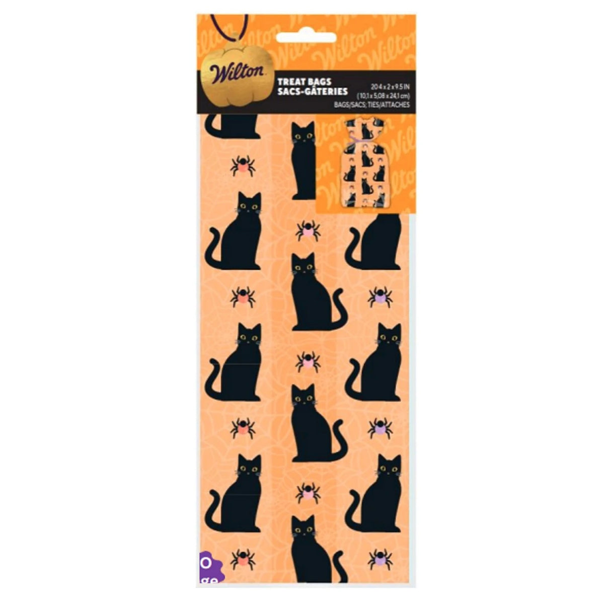 Wilton Halloween Treat Bags & Ties (2 designs)