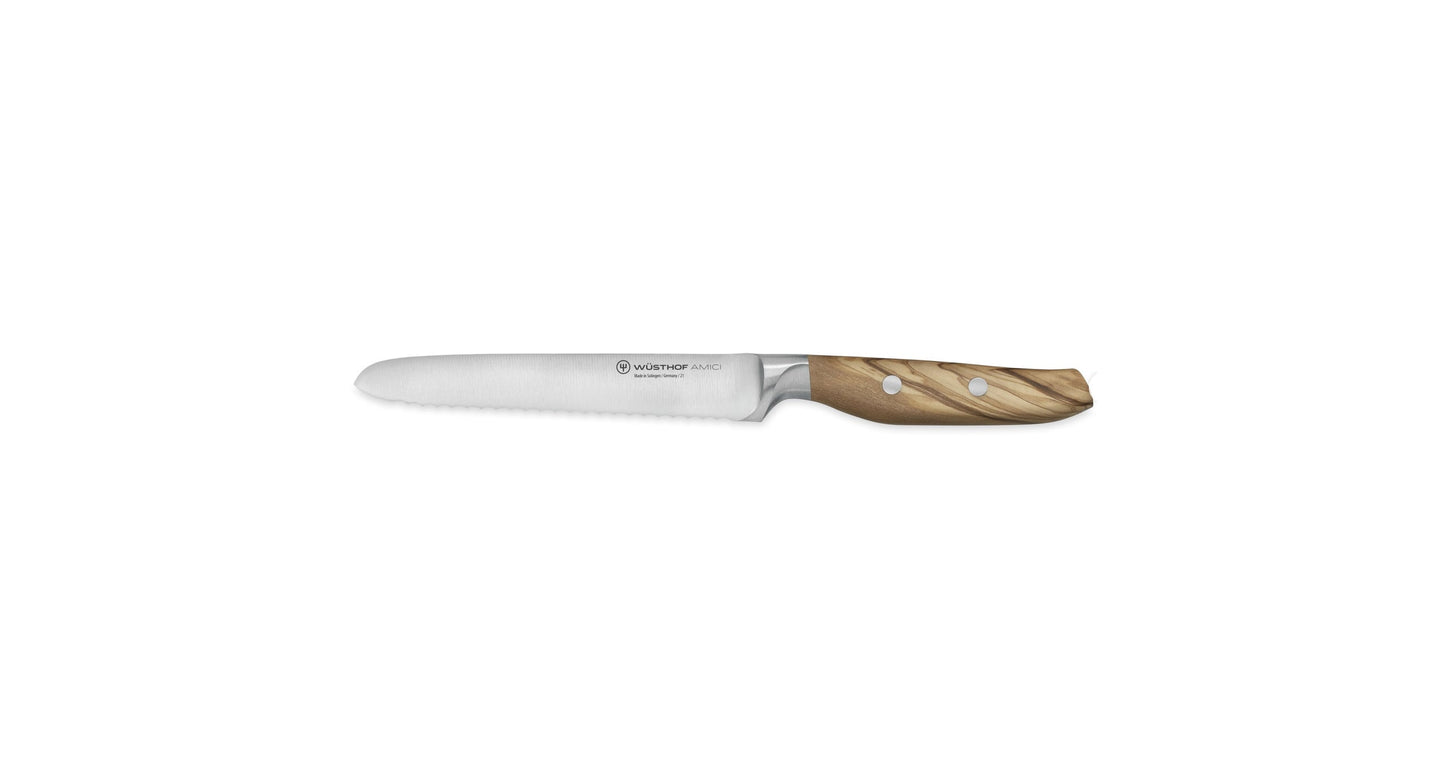 Wusthof Amici 5" Utility Serrated Knife