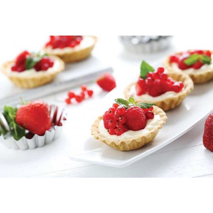 Fluted Round Tartlet Mold, 3in, Set of 4