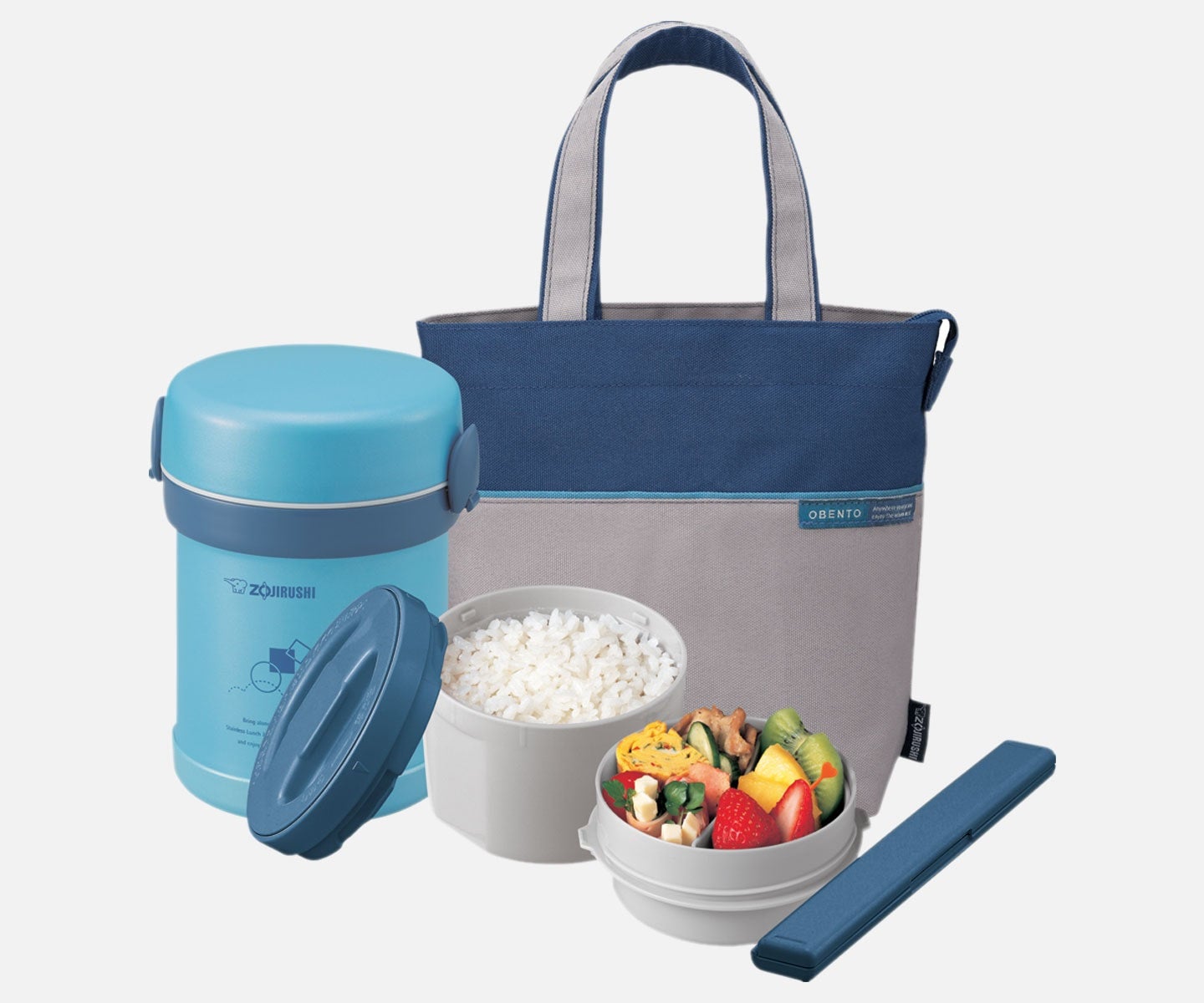 Zojirushi Ms. Bento® Stainless Lunch Jar Set - 2 layers
