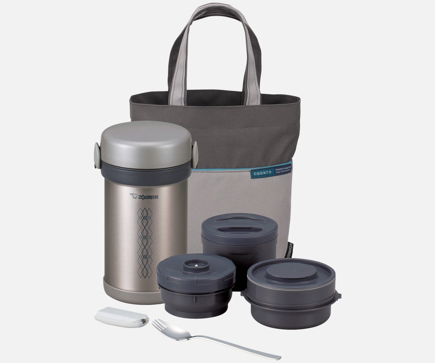 Zojirushi Ms. Bento® Stainless Lunch Jar Set - 3 layers