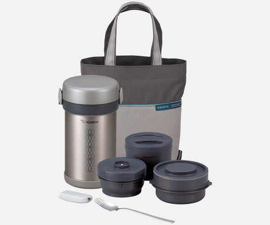 Zojirushi Ms. Bento® Stainless Lunch Jar Set - 3 layers