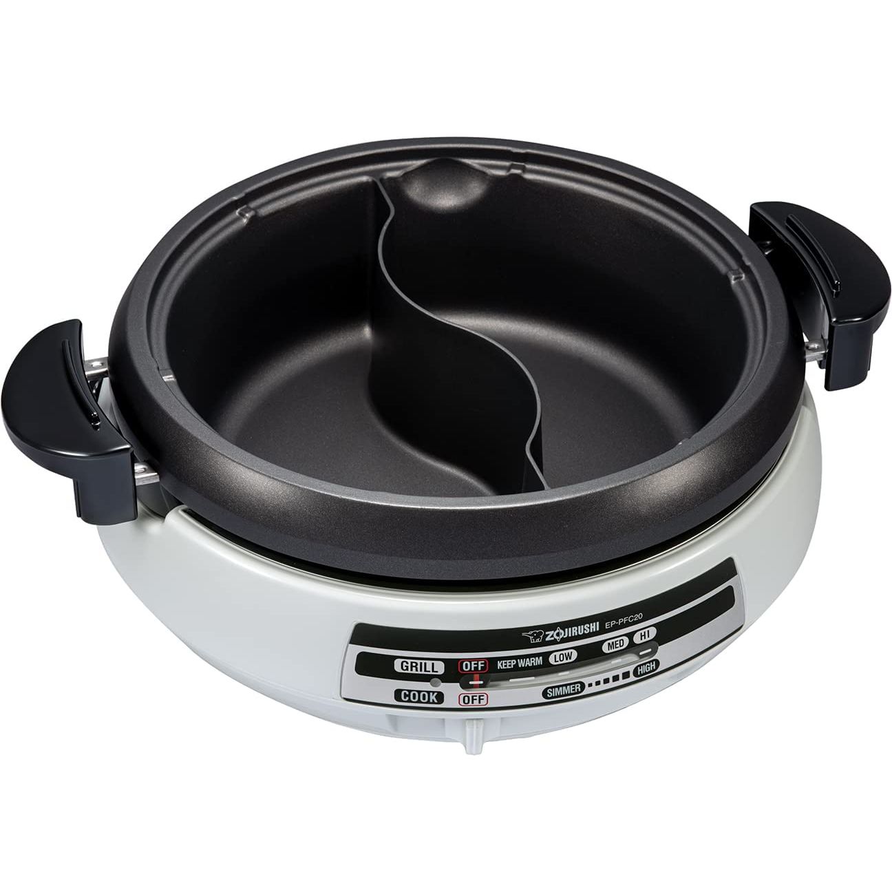 Zojirushi Gourmet d'Expert® Yin Yang Electric Hot Pot and Grill