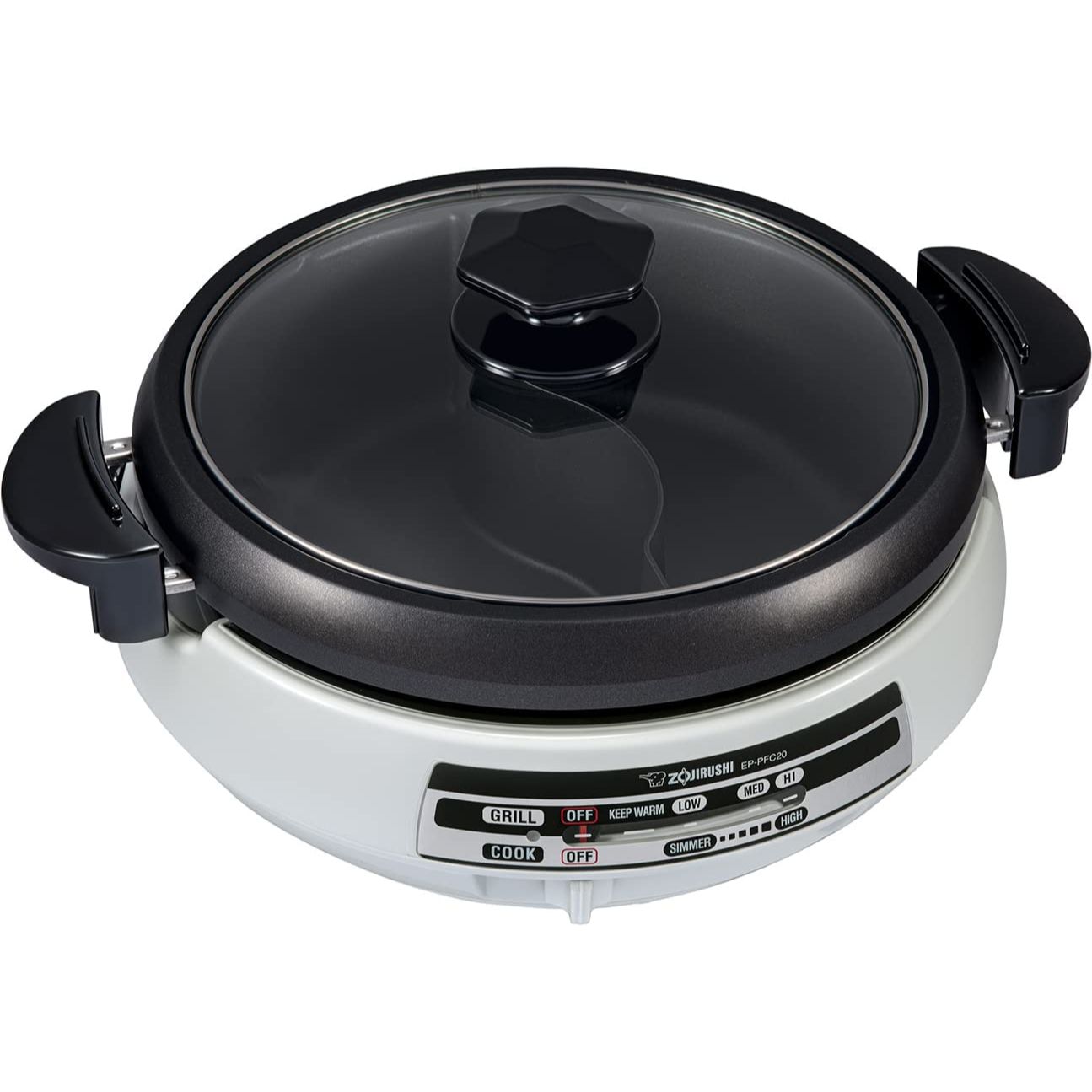 Zojirushi Gourmet d'Expert® Yin Yang Electric Hot Pot and Grill