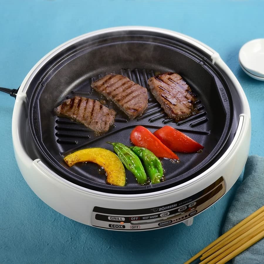 Zojirushi Gourmet d'Expert® Yin Yang Electric Hot Pot and Grill