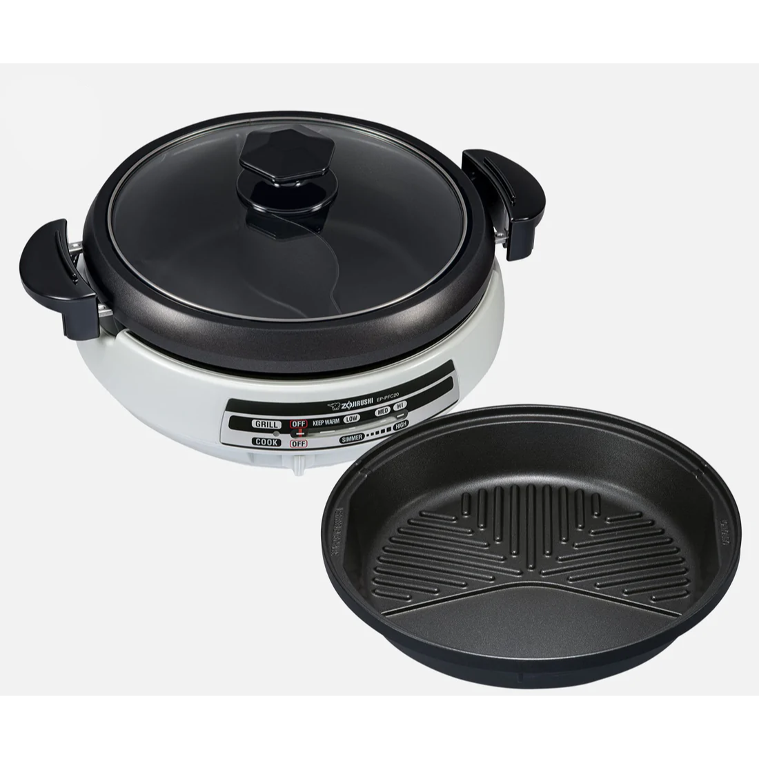 Zojirushi Gourmet d'Expert® Yin Yang Electric Hot Pot and Grill