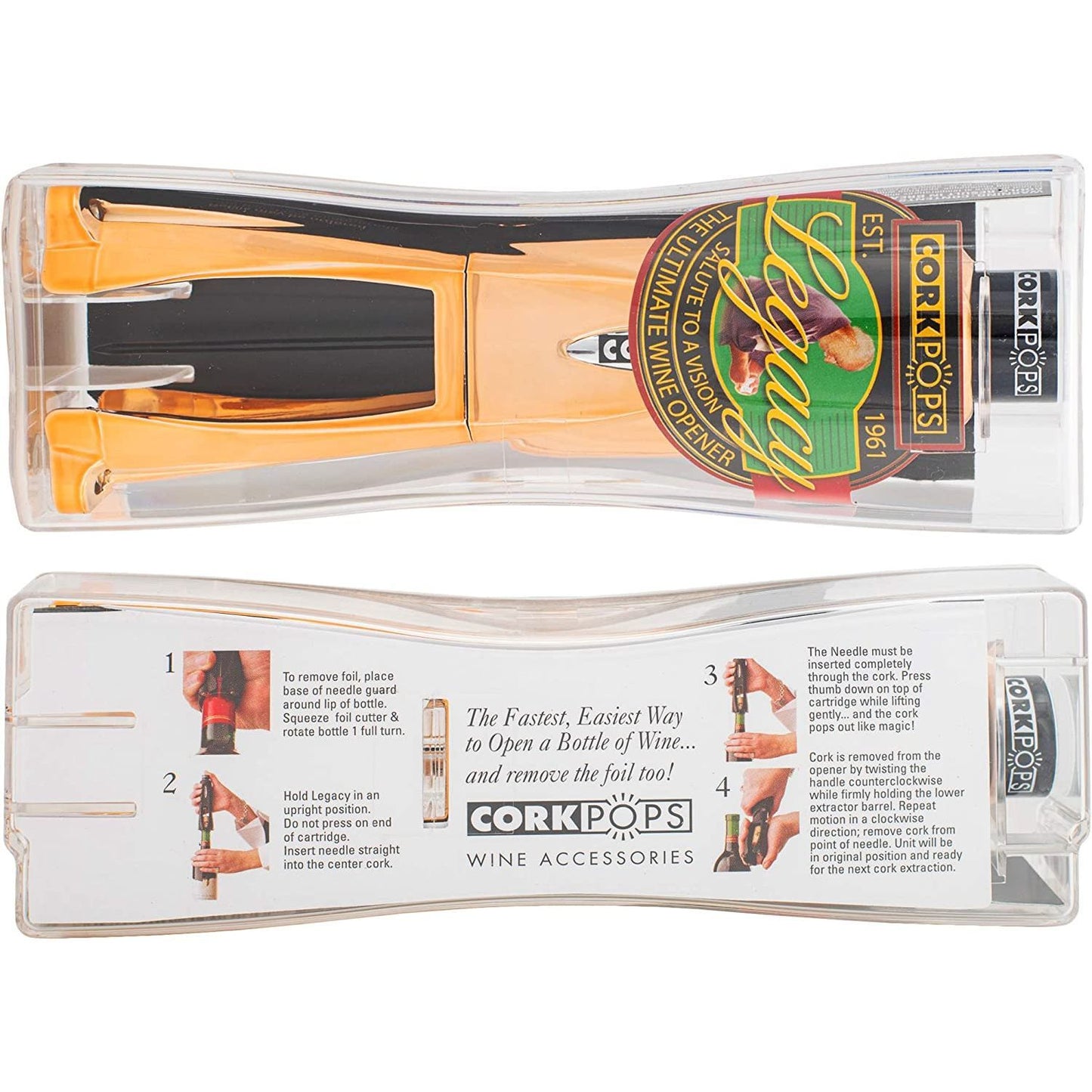 Cork Pops Wine Opener (11 colors)