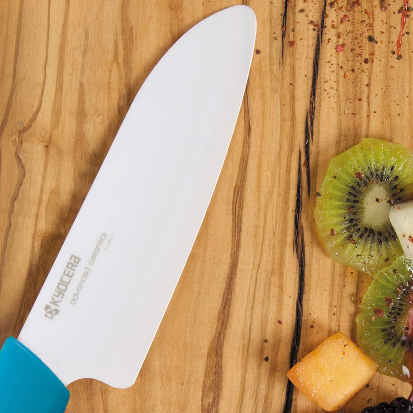 Kyocera Revolution Ceramic 5.5" Santoku Knife - 8 colors