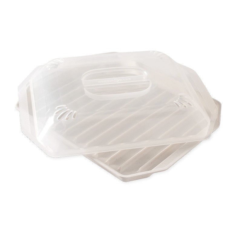 Nordic Ware Microwaveable Compact Bacon Tray with Lid