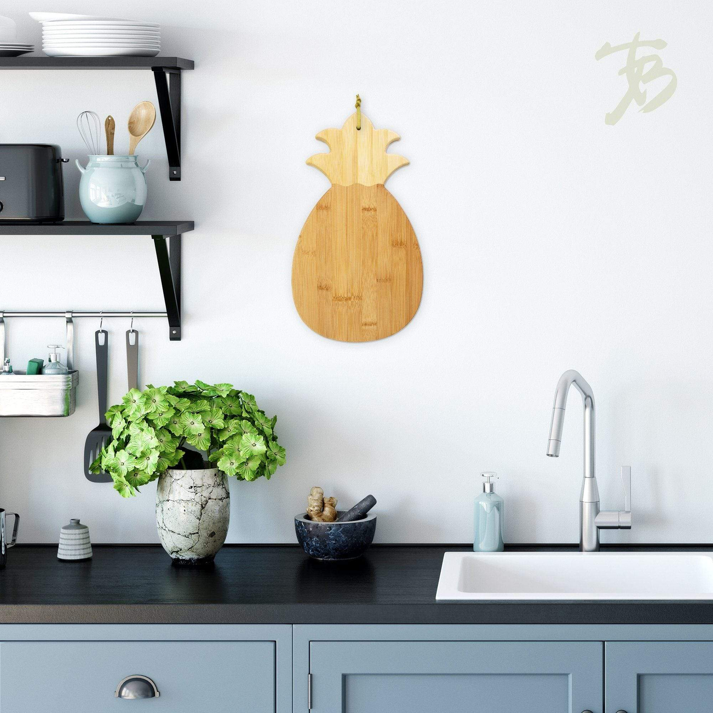 Totally Bamboo Pineapple Bamboo Serving & Cutting Board