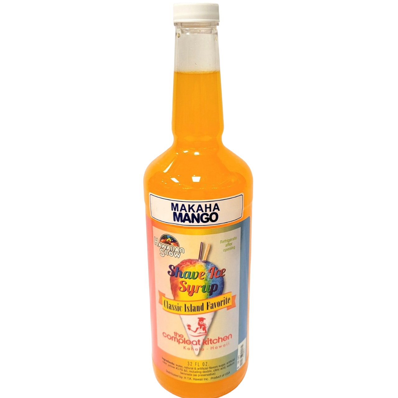 The Compleat Kitchen Shave Ice Syrup - Makaha Mango