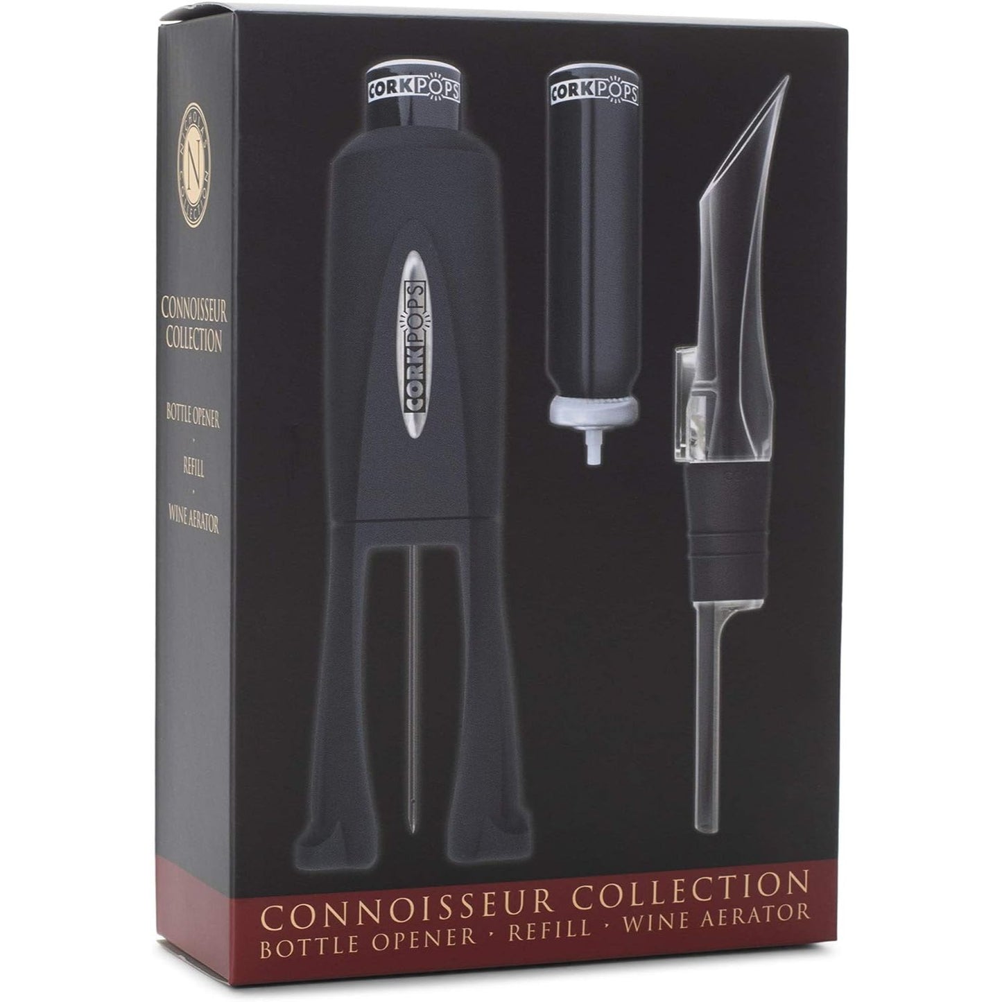 Cork Pops Wine Opener and VinoAir Aerator Set