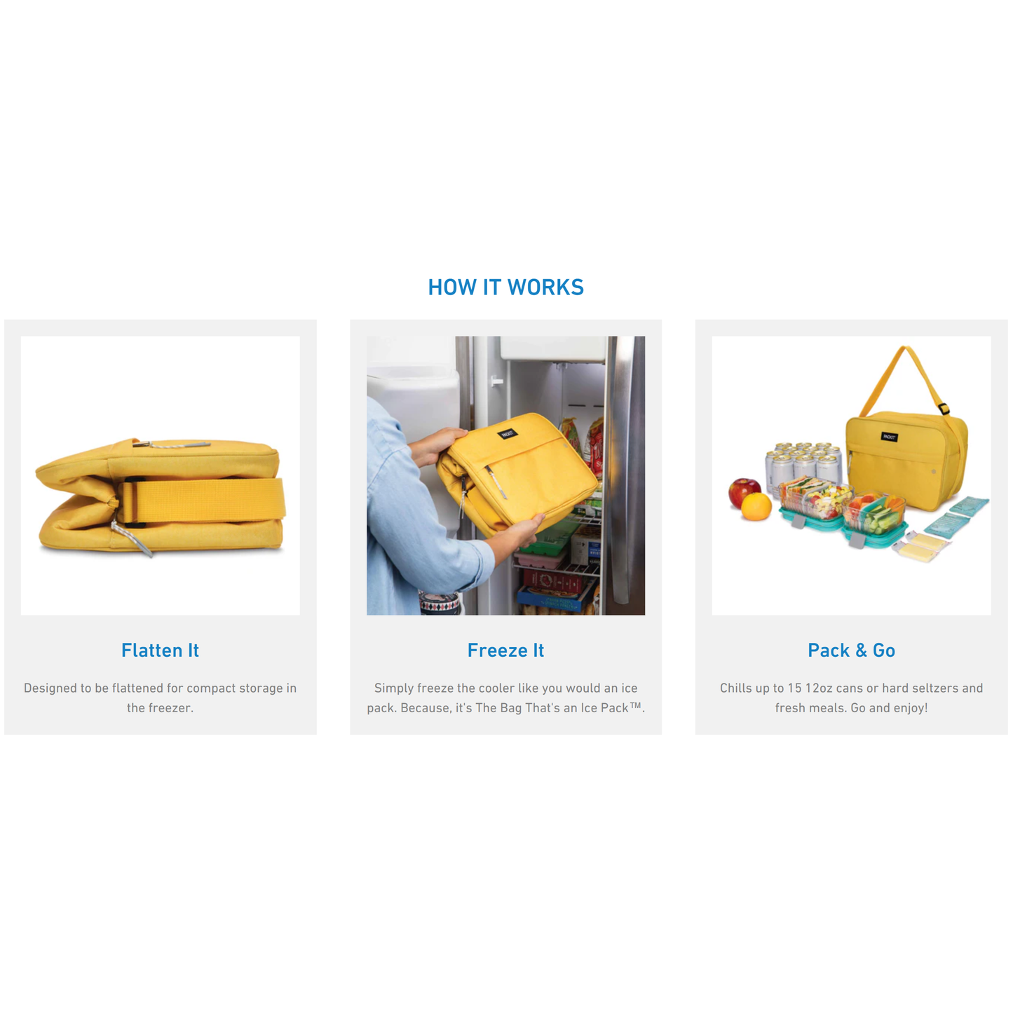 PackIt Freezable 15-Can Cooler Bag (3 colors)