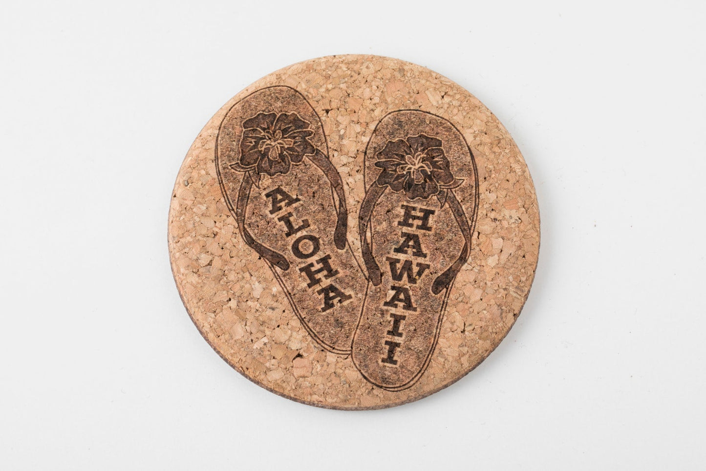 Hawaii Slipper Flip Flop Cork Coaster (Single)