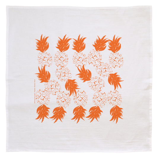 Flour Sack Kitchen Towel - Pineapple (Made in Hawai'i)