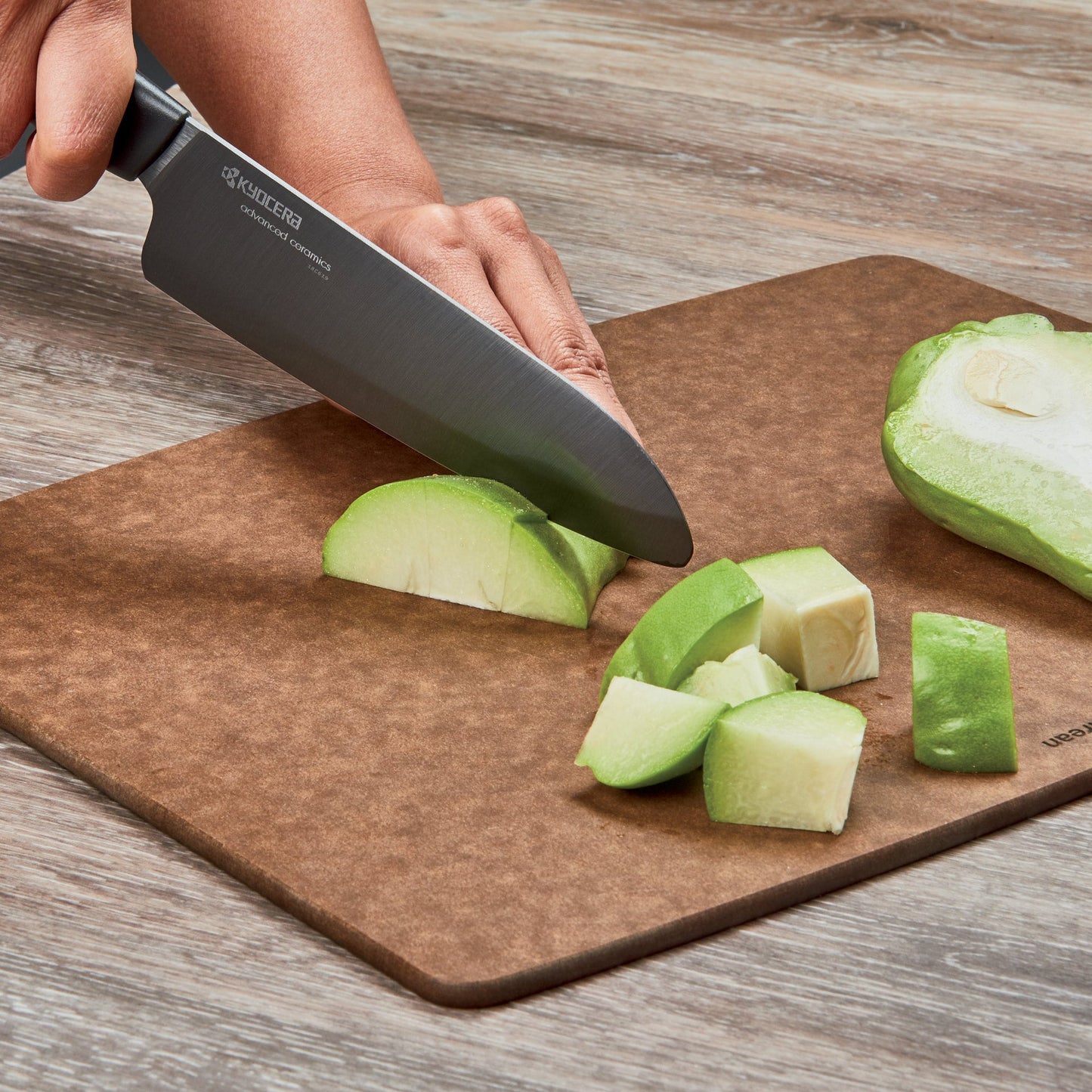 Kyocera Revolution Ceramic 6" Chef's Santoku Knife