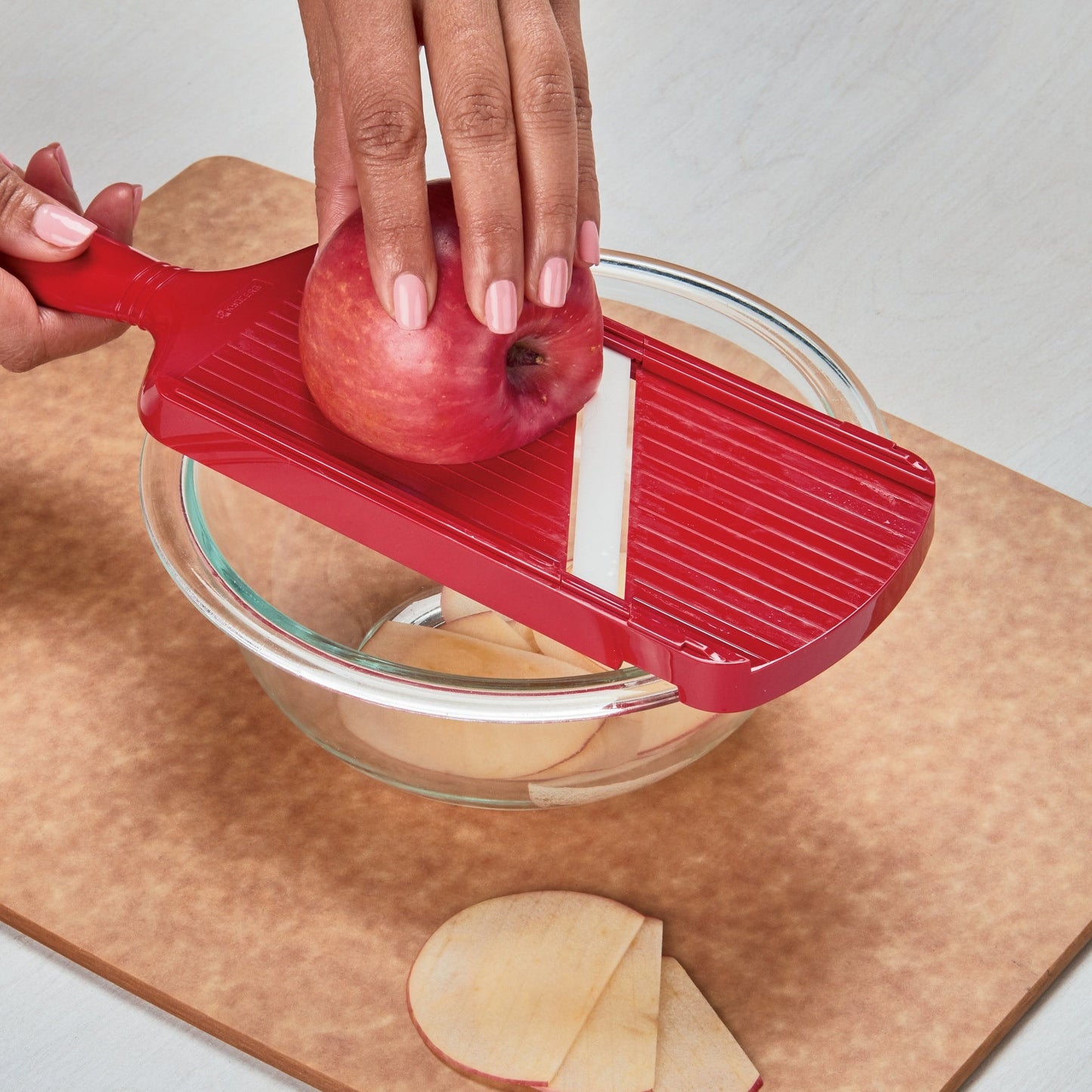 Kyocera Ceramic Double Edge Mandolin Slicer (Red)