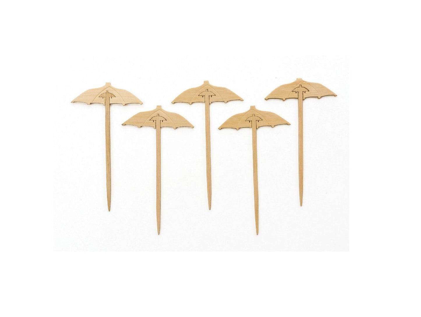 Bamboo Umbrella Picks (Set of 50)