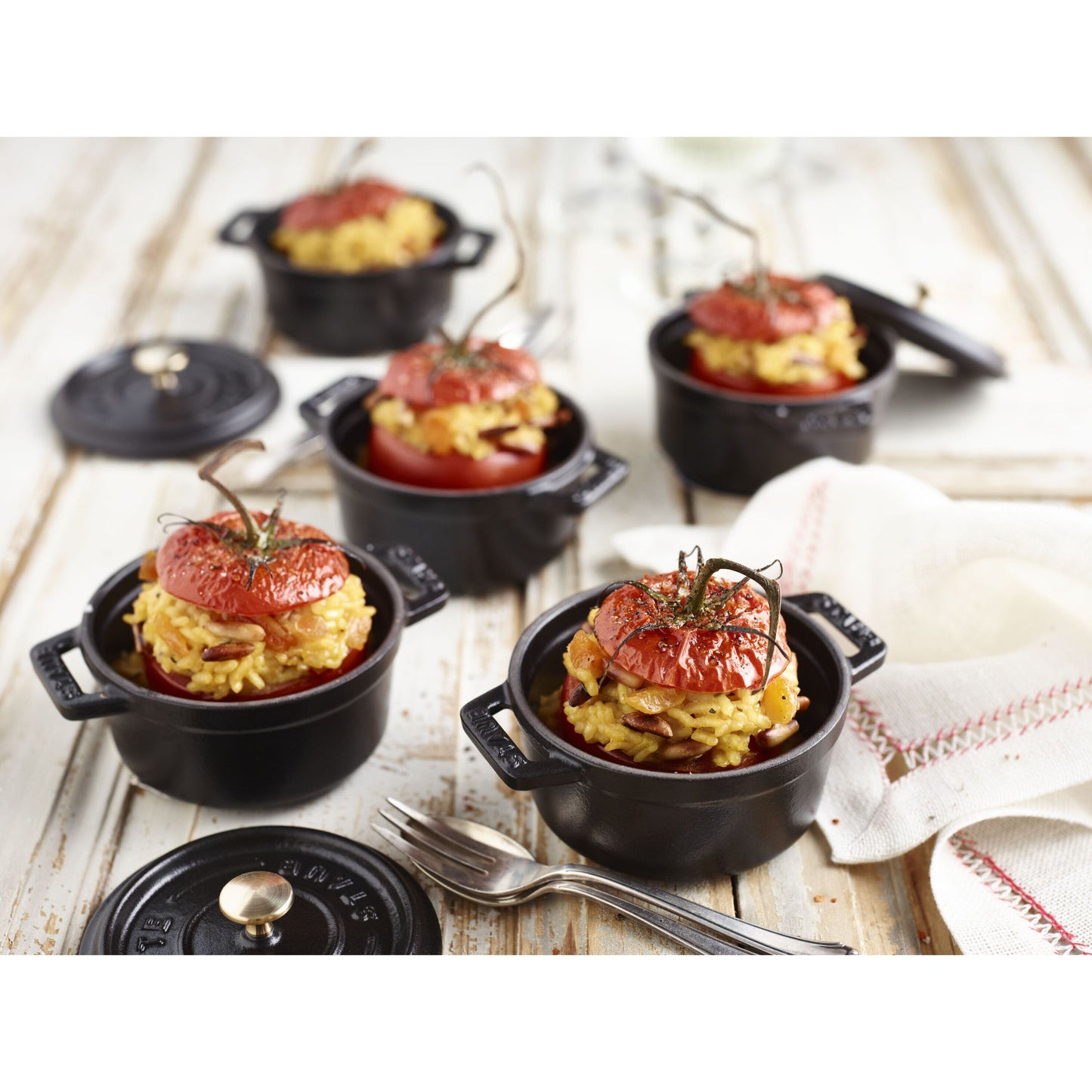 Staub Cast Iron 0.275 Qt. Mini Cocotte (6 colors)