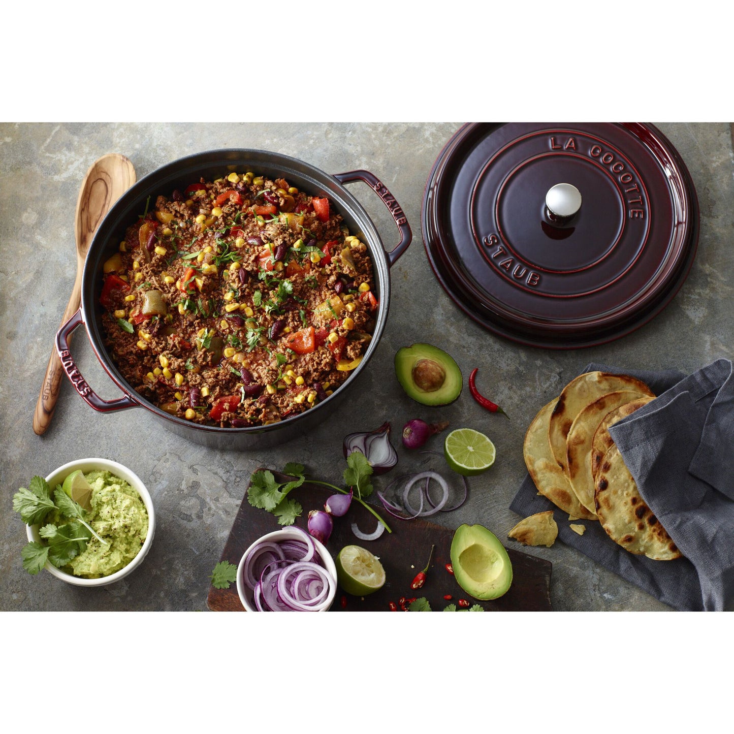 Staub Cast Iron 7 Qt. Dutch Oven (12 colors)