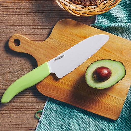 Kyocera Revolution Ceramic 5.5" Santoku Knife - 8 colors