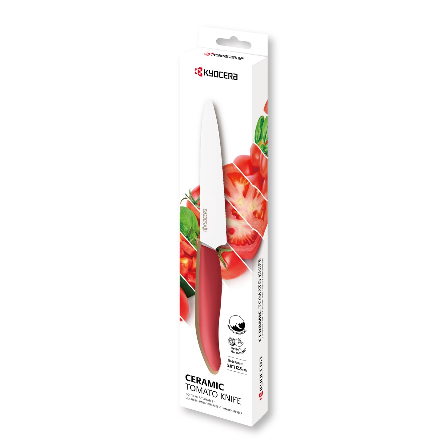 Kyocera Revolution Ceramic 5" Micro Serrated Tomato & Bread Knife